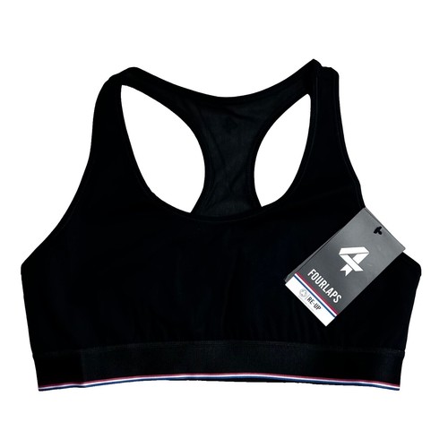Nike Swoosh Reggiseni Sportivi Donna Giallo Limone, Nero