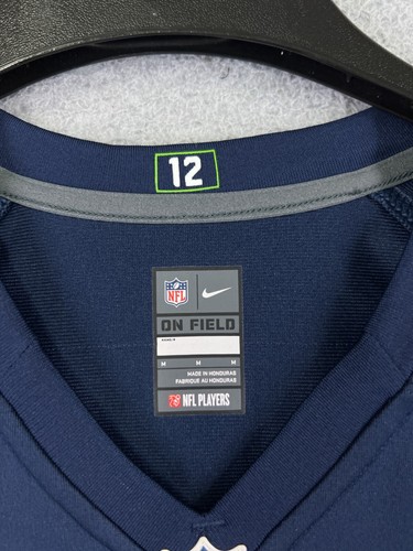 Seattle Seahawks Football Jersey Womens Small Blue Nike #24 Marshawn Lynch - Picture 8 of 16
