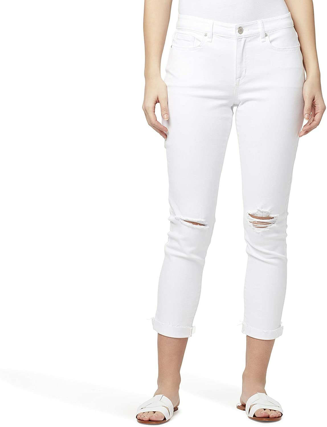 Рваные джинсы бойфренда с манжетами от WILLIAM RAST Junior, $79,50, Размер 27 # BO 29, НОВЫЕ