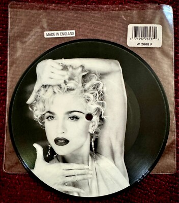 MADONNA VOGUE ENGLAND VIDEO PICTURE DISC LIKE A PRAYER ALBUM