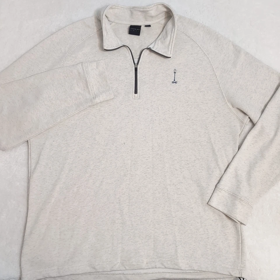 Suéter masculino Dunning Golf 1/4 com zíper XL suéter abajur poste logotipo cintura ajustável - Imagem 3 de 4