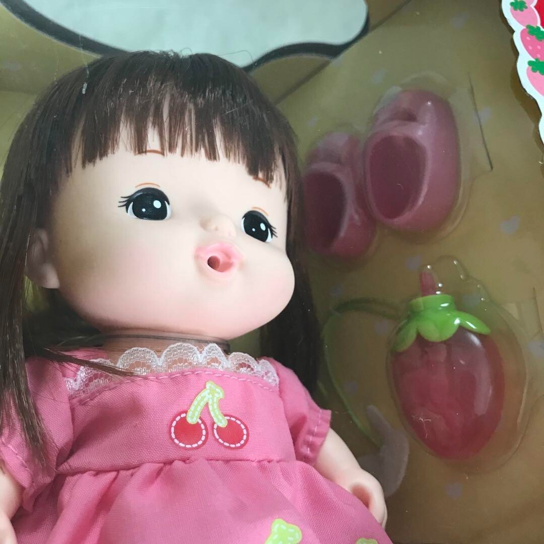 Little Shi-chan Doll Vintage Cherry A Great Friend of Mel-chan with Box New