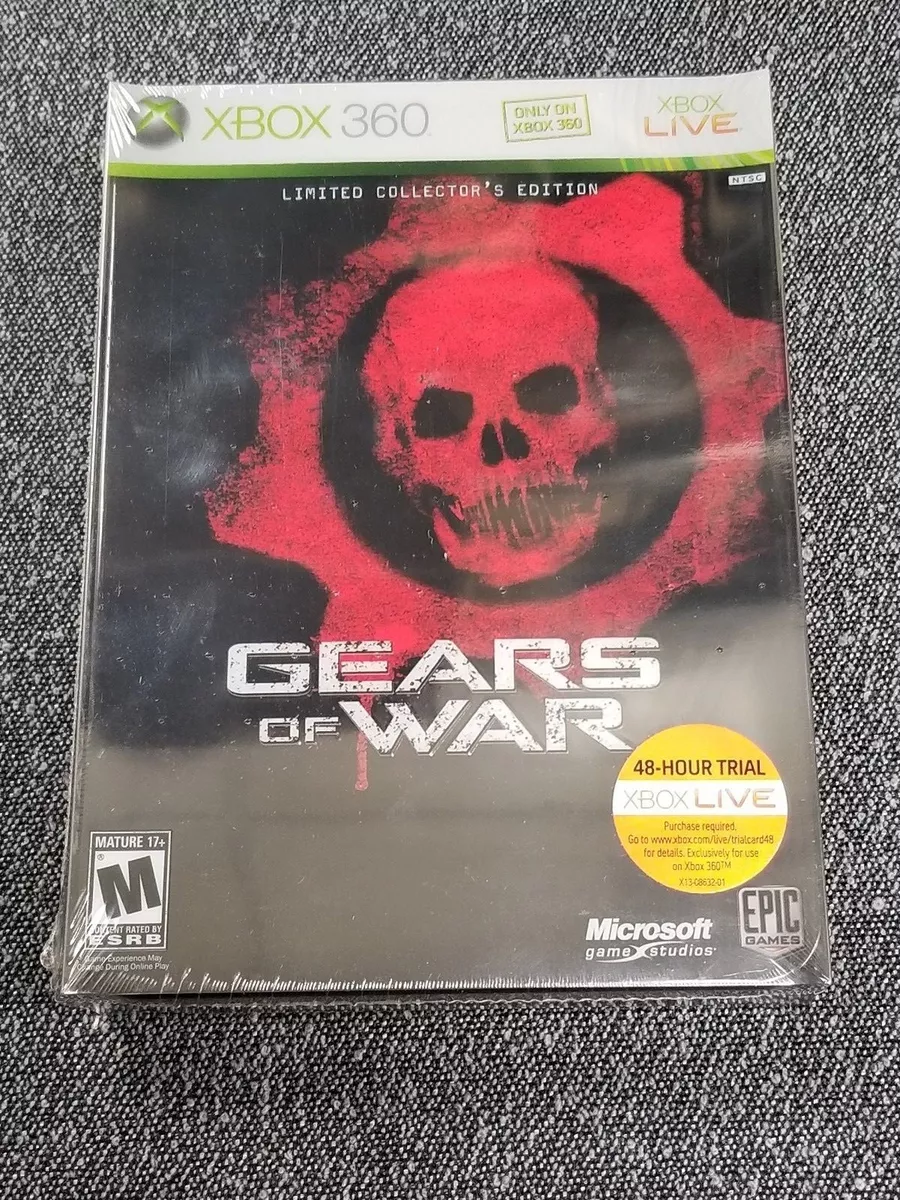 Gears of war xbox 360 lot (2 Sealed games 1 limited edition) for