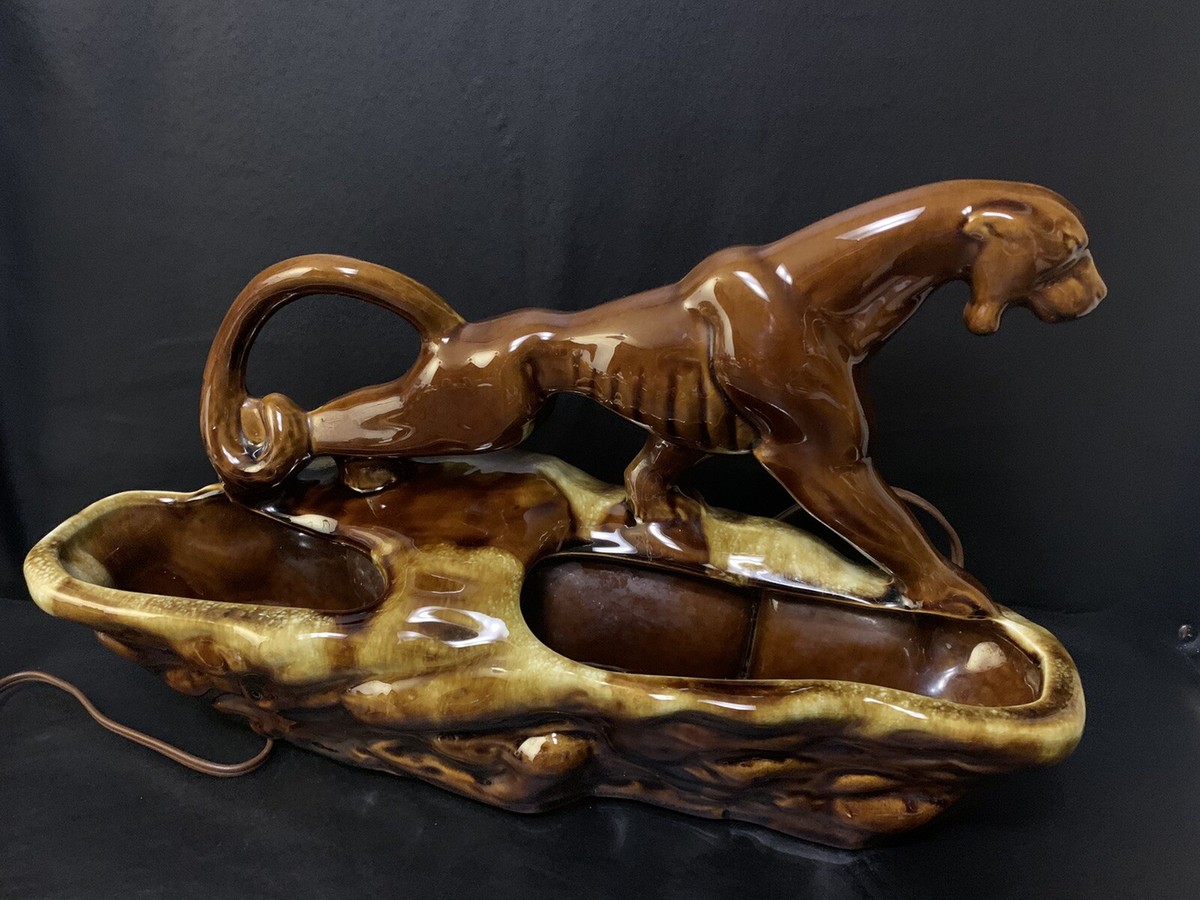 Mid Century 50s Panther Planter Figurine ビンテージ パンサー