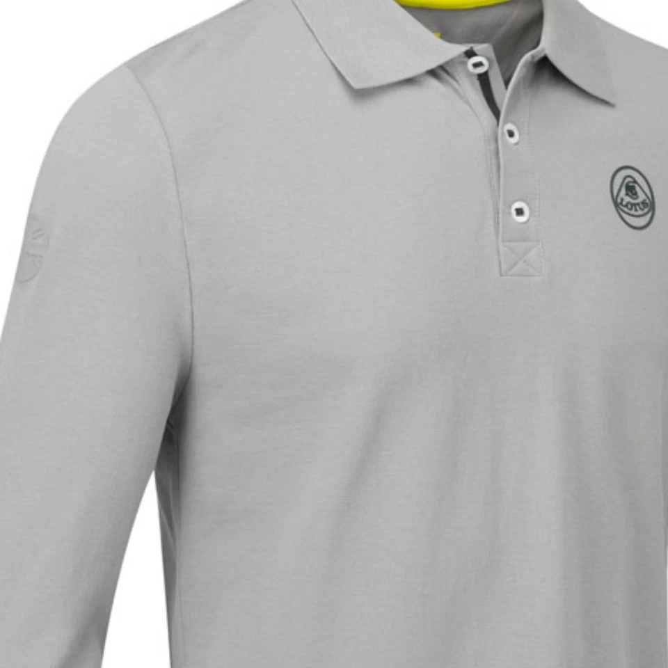 Lotus Motorsport Official Long Sleeve Polo Shirt Mega Bargain Clearance - Image 3 of 3