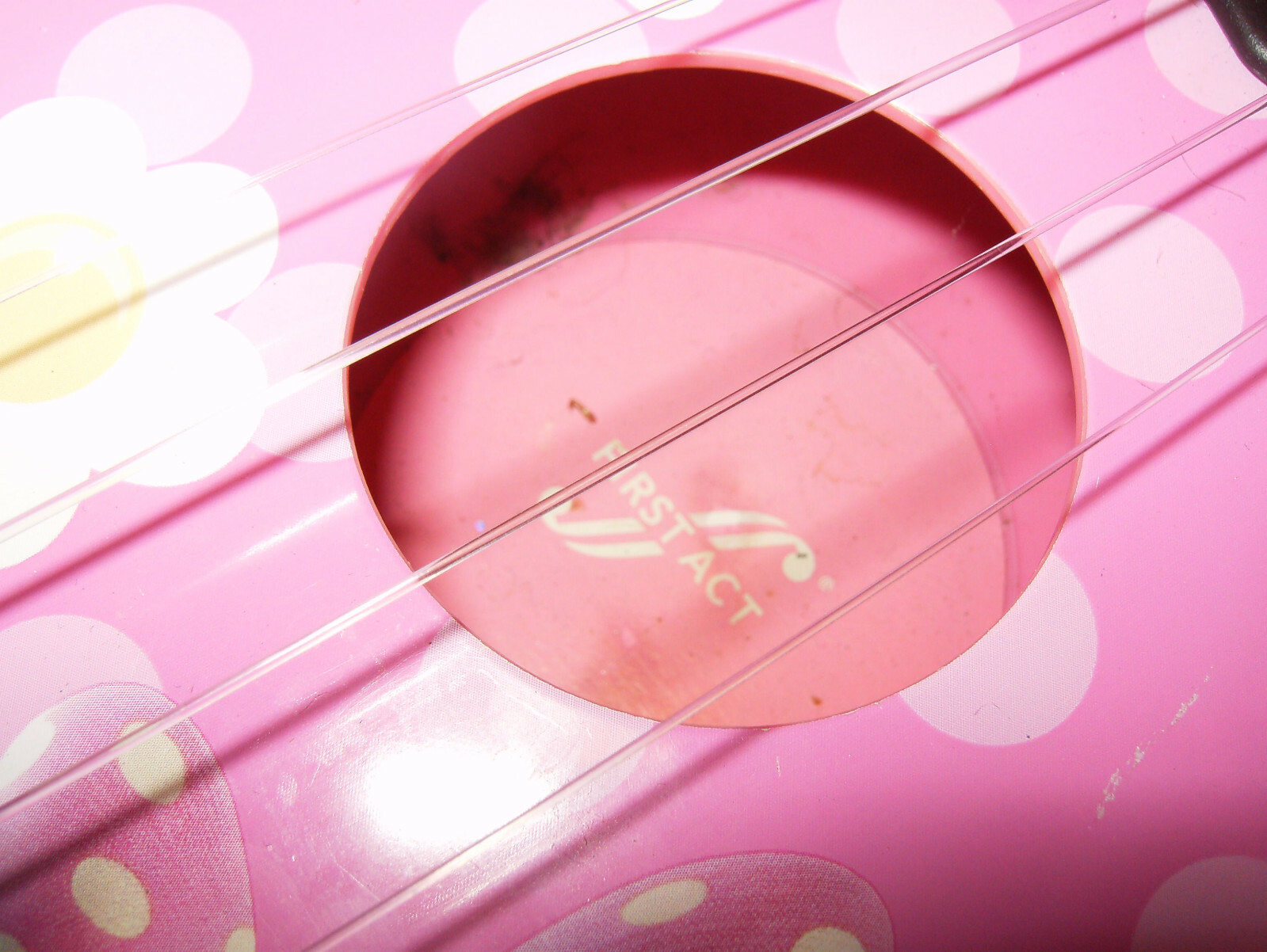 Disney Ukulele Minnie Mouse Kids Child Toy Works Mini Guitar Pink First