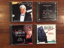 Lot Of 4 Broadway Musical Music CDs - Favorite Songs from Broadway