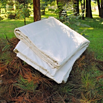 Cotton Blanket With Hemp Filler Plaid Blanket With Hemp Filler