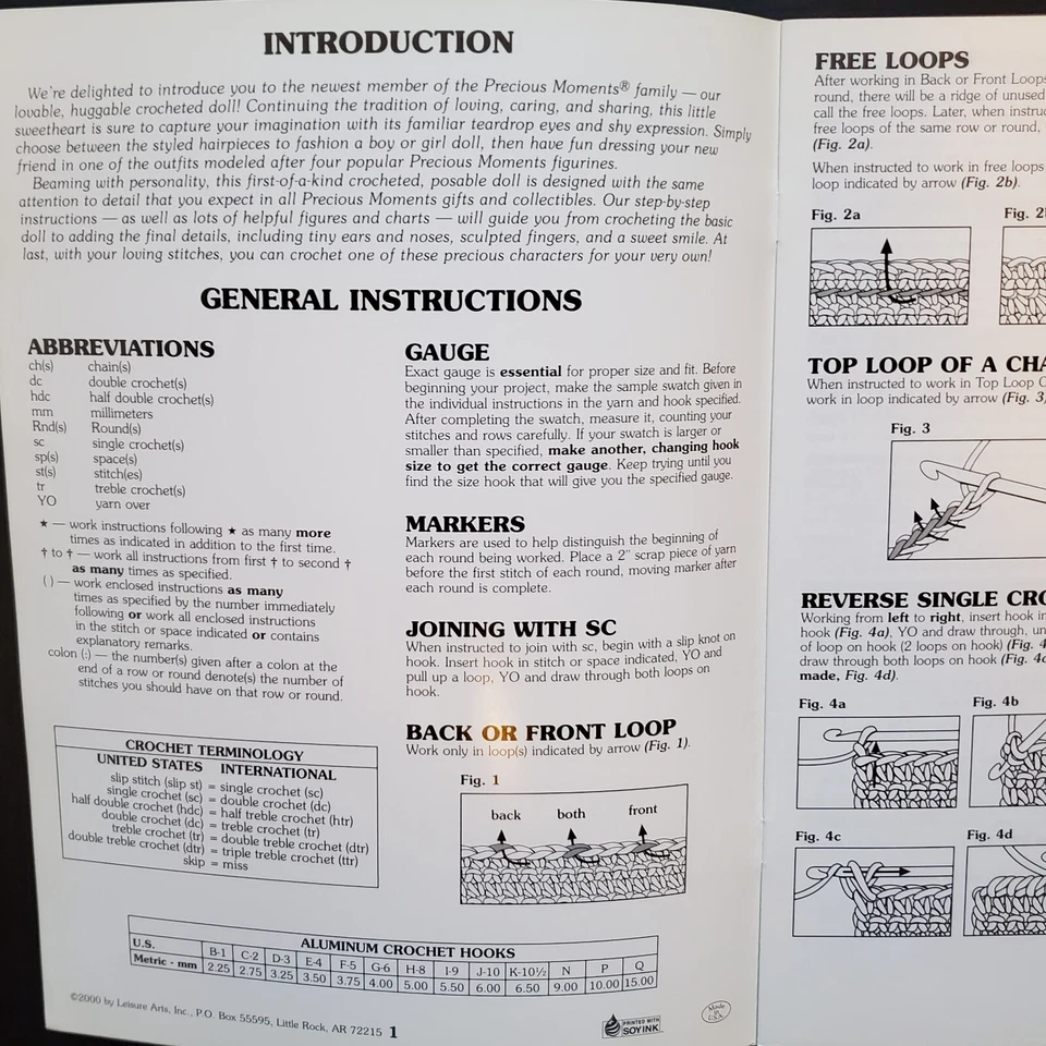 Precious Moments Baby Dolls To Crochet Patterns By Leisure Arts - Image 2 of 4