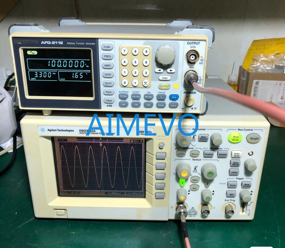 Free shipping AGILENT (HP) DSO3202A 200 MHz 2 CHANNEL DIGITAL OSCILLOSCOPE - Image 4 of 4