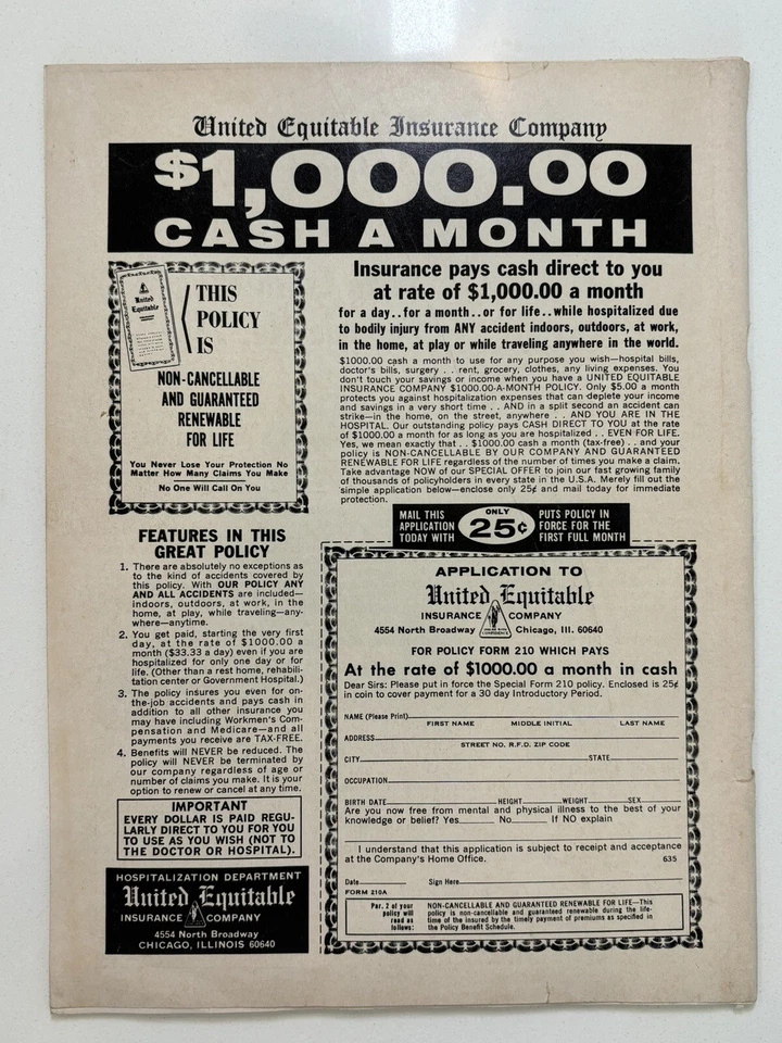 MAGAZINE: 1967 The Ring - Boxing - Muhammad Ali - Cassius Clay - Joe Frazier - Image 2 of 4