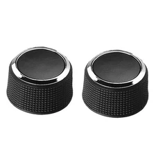 2Pc Rear Control Knobs Audio Radio Buick Compatible for GMC Acadia/Cadillac 