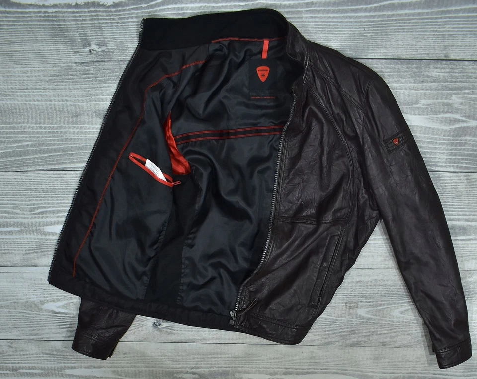 STRELLSON Dave Leder Herrenjacke mit Knittereffekt 52 - Bild 2 von 4