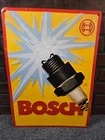 Bosch Spark Plug Sign Bern Hard Rosen VTG Original Gas Oil Garage Advertising