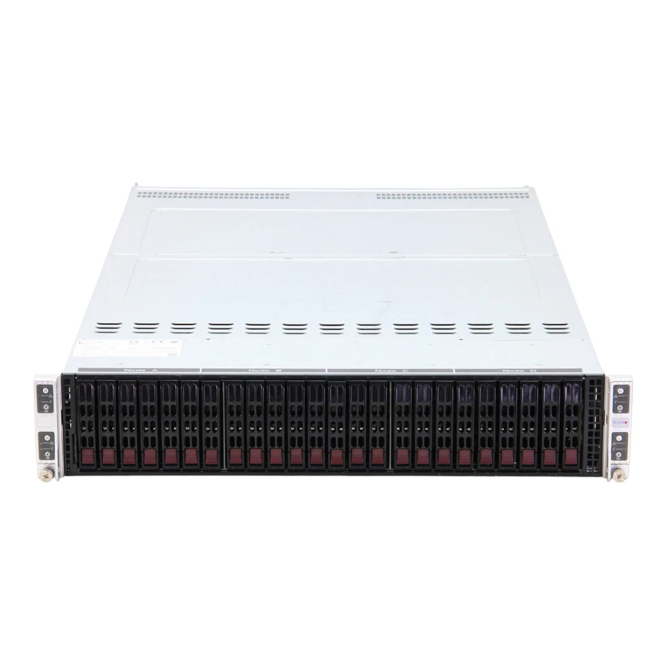 Supermicro CSE-217 4x X11DPT-PS 8x Xeon Gold 6130 0 GB DDR4 3108 server quad nodo - Immagine 2 di 4
