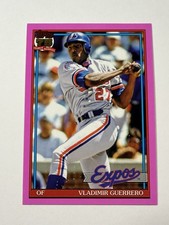 2026 Topps Series 1 - 1991 Topps Baseball Vladimir Guerrero #T91-93 Pink