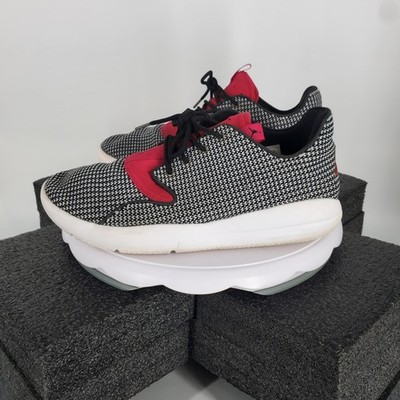 Jordan Eclipse Shoes Youth Size 8.5Y Black White Red Woven Casual Sneakers