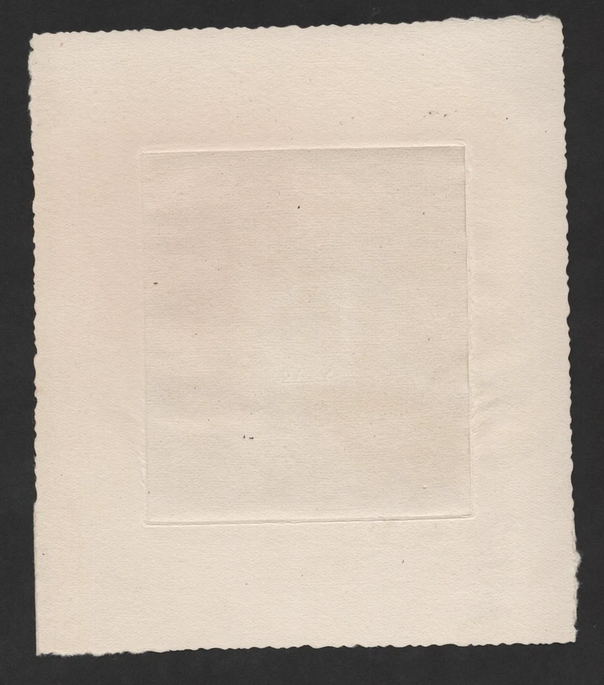 GERMANY SAAR O35 LARGE OFFICIAL SUNKEN DIE PROOF - Image 2 of 2