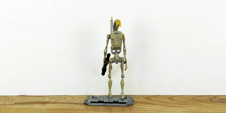 Star Wars The Phantom Menace BATTLE DROID COMMANDER Hasbro 3.75" LFL 2002 - Image 4 of 4