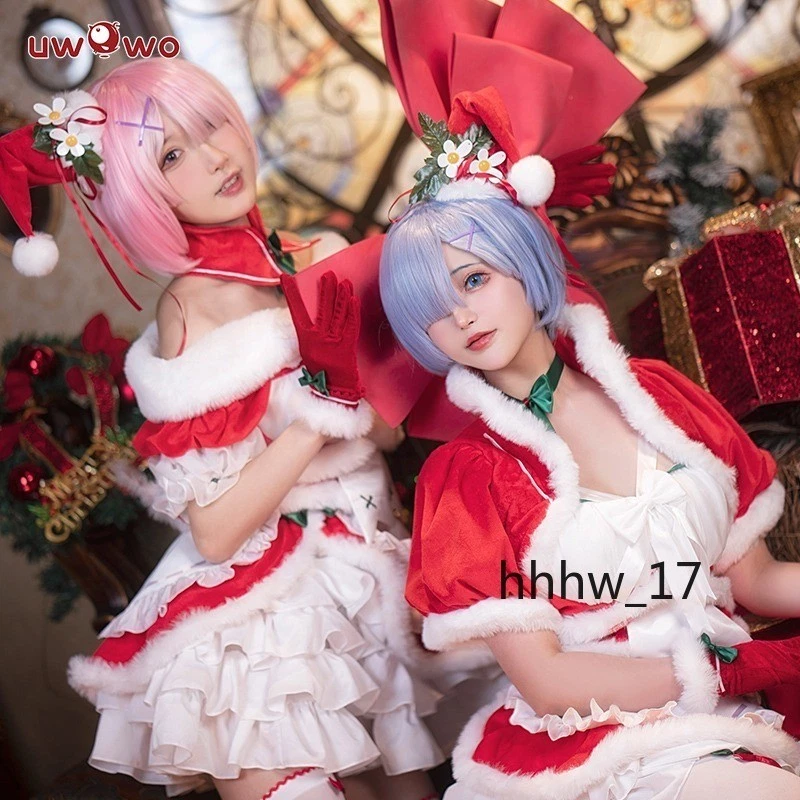 Re:Zero - Starting Life in Another World Christmas Cosplay Costumes Outfit Girls - Image 2 of 4