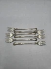 Set Of 6 Gorham Buttercup Pattern Sterling Silver Cocktail Forks No Mono