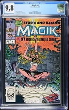Magik #4 CGC NM/M 9.8 White Pages 1st Magik as Darkchylde! Marvel 1984