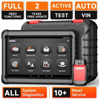 ANCEL X6 Car Bidirectional All System OBD2 Scanner Diagnostic ABS SRS Oil TPMS