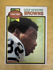 1979 Topps Ozzie Newsome Rookie Card RC #308 Cleveland Browns HOF Ravens. rookie card picture