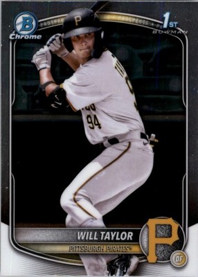 2025 Bowman Chrome Prospects Baseball Card #BCP179 Will Taylor