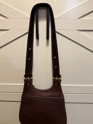 OLD COACH Grabtan Leather pouch beige Coach old leather 2-way - Gem