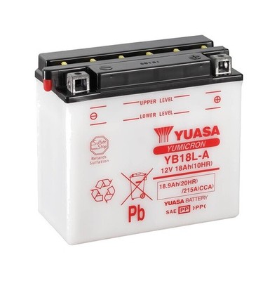 YUASA Battery with Electrolyte YB18L-A COMBIPACK