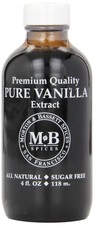Pure Vanilla Extract, 4 fl oz   No Artificial Additives, Non-GMO, Rich  Smoo...