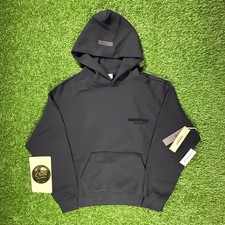BRAND NEW - Fear of God Essentials Hoodie - Stretch Limo - FREE SHIPPING