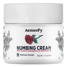 Tattoo Numbing CreamMaximum Strength: 2 Ounce Pack of 1 , White