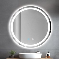 Dimmbar LED Badezimmerspiegel Badspiegel Wandspiegel Beschlagfrei 3 Lichtfarben