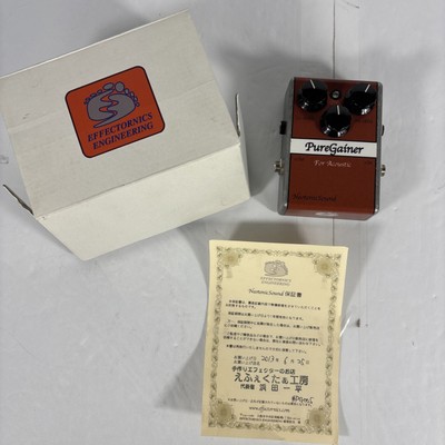 Neotenic Sound Pure Gainer For Acoustic Effectronics Engineering Stomp Box Pedal