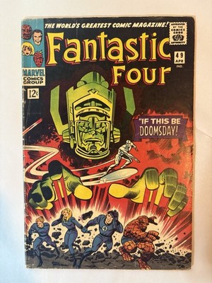Fantastic Four #49 Marvel 1966 1st Full App Galactus 2nd App Silver Surfer