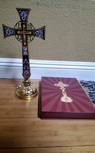 New Jesus Crucifix Orthodox Cross for Church Decoration Greek Religious Cross - Picture 11 of 11