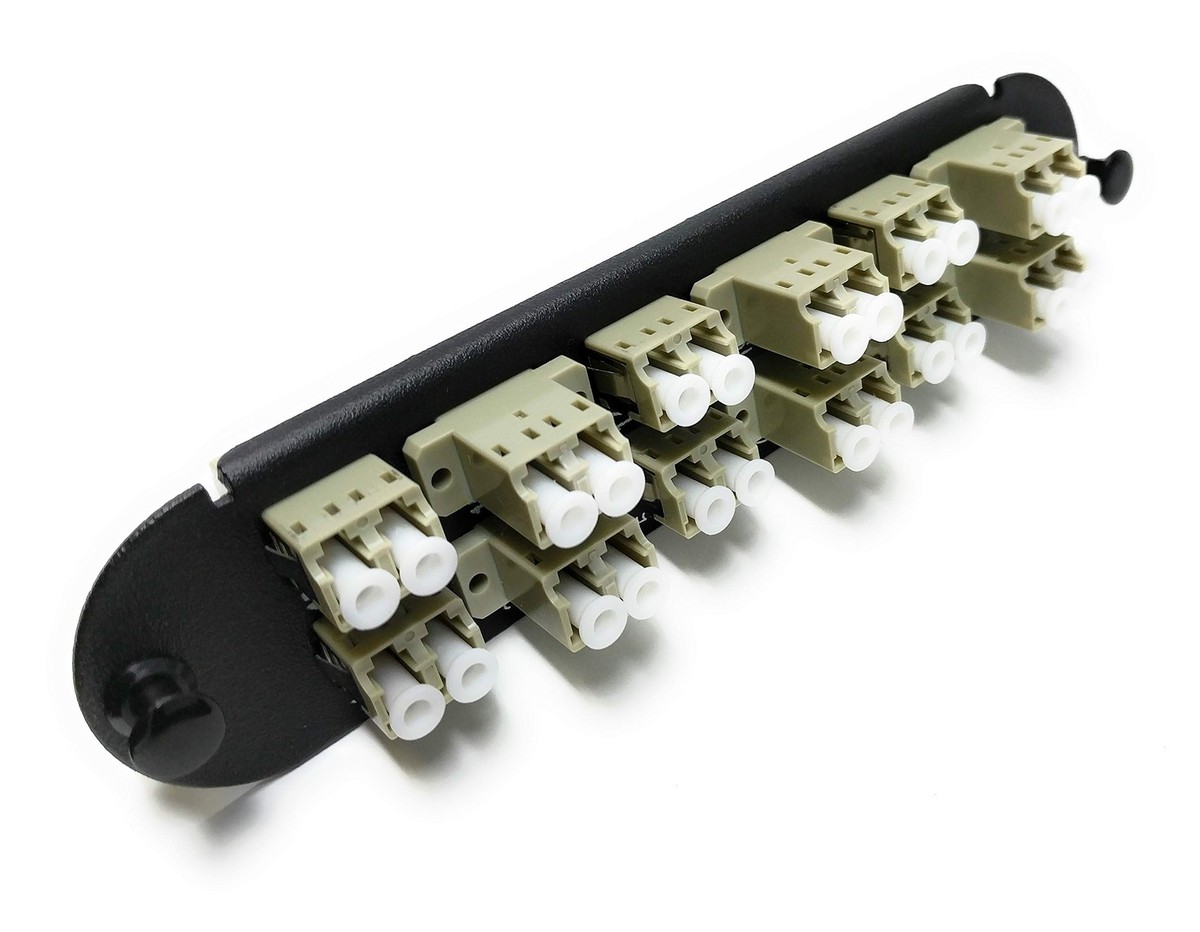 CCH LC/LC 12 Port Duplex Patch Panel Non-LGX 50/125 Orange OM2