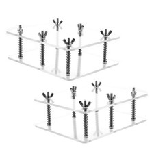 Card Flattening Kit Acrylic Press Durable Card Repairer for Collectible Cards