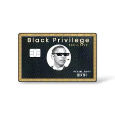 Funny Privilege Credit Card Sticker Debit Skin Wallet Decal Cover 🔥
