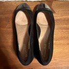 BeautiFeel Black Suede Patent Leather Ballet Flat Slip On Shoes US 9 Comfort 40 — photo 5