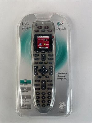 Logitech 915-000159 Harmony 650 Universal Color Screen Remote - Silver