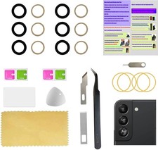 2set Pack s22 Back Camera Glass Cover Replacement Protector Lens Kits