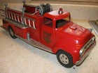 1957 Tonka toy fire pumper truck outstanding original near mint condition