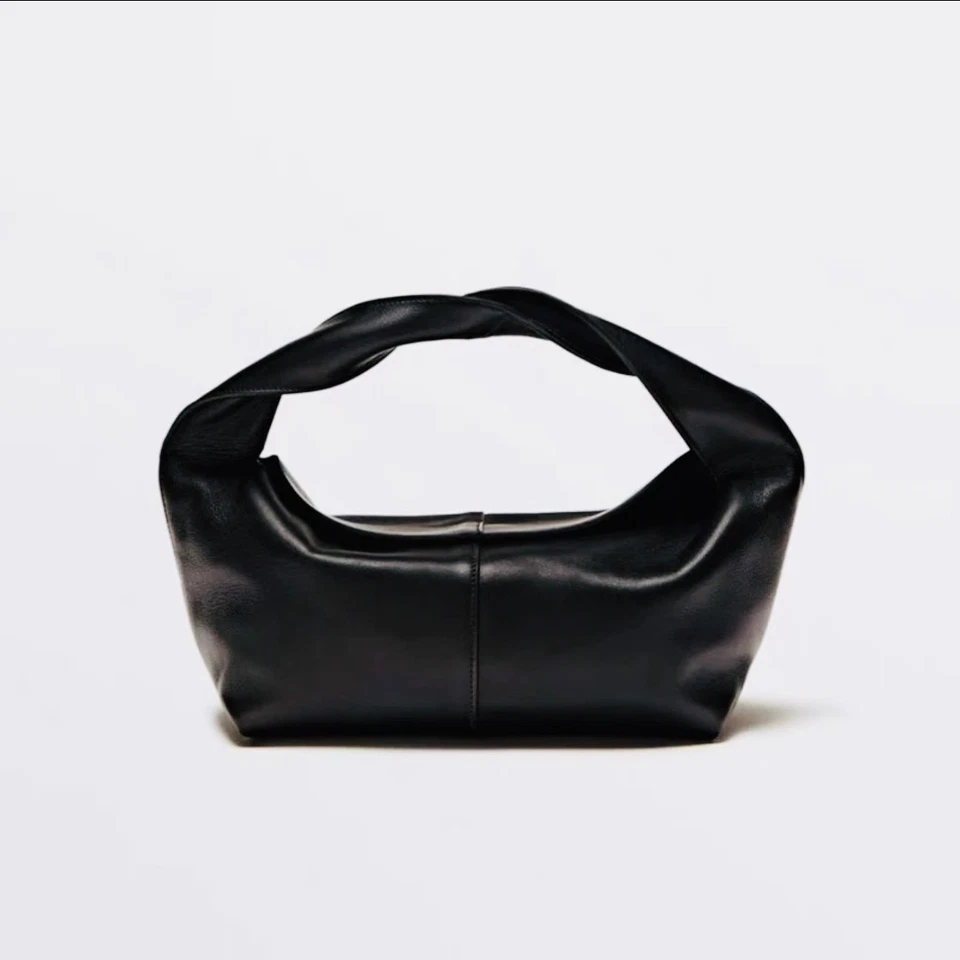 PVP $499 Bolso Massimo Dutti Pierre de cuero genuino para mujer ENVÍO GRATUITO USADO EN EE. UU. Foto 4 de 4