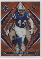 2024 Panini Phoenix Orange Zaire Franklin #149 1p0o