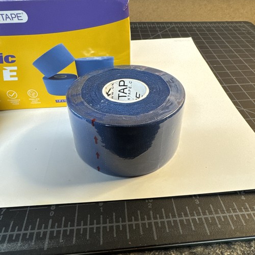 OK TAPE Athletic Sports Tape（2Pack) - 1.5”  - 2 Rolls, Blue New Open Box