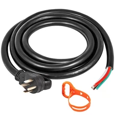 30 Ft. 50 Amp 110Volt RV Power Cord Generator Extension Cord 6/3 + 8/1 AWG NEMA