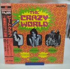 Beat-Club Vol 8 Crazy World Laserdisc Japan OBI Alice Cooper MC5 SM048-3228